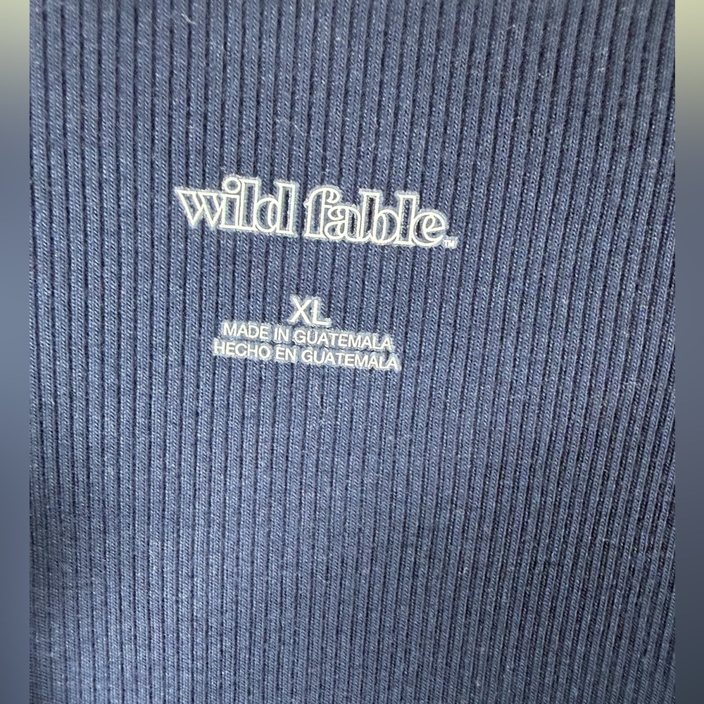 Wild Fable Tank Top Graphic "All American Sweetheart"
Ribbed - Navy Blue - XL - Picture 6 of 9